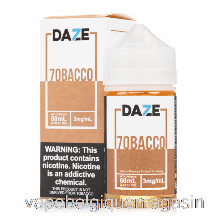 Vape Jetable 7obacco - E-liquide 7 Daze - 60ml 0mg